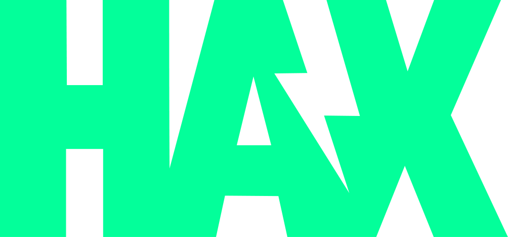 HAX logo green